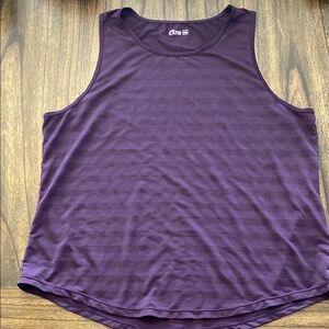 Zyia Active Muscle Tank Purple Sleeveless Tank Top Relaxed Fit size XXXL